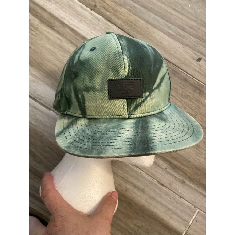 Vans Allover It Snapback Sycamore‎ Green Tie Dye Hat Cap
